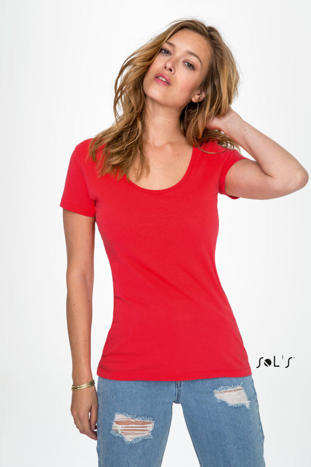 camiseta studio women roja