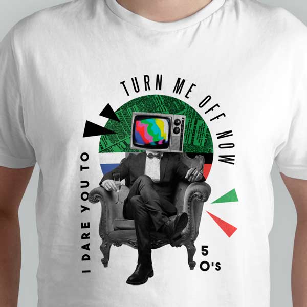 Camisetas personalizadas divertidas TV