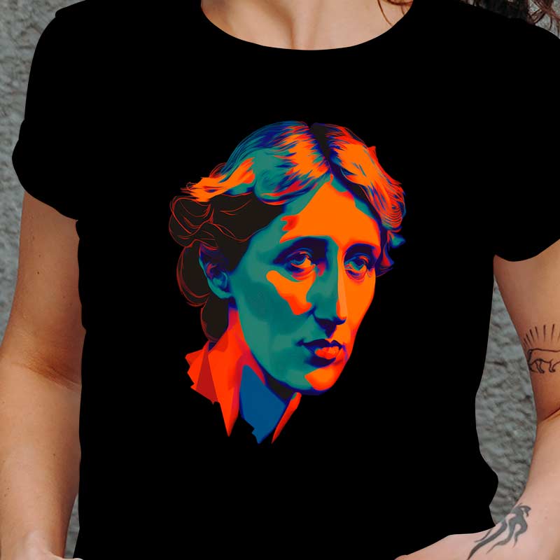 Camisetas personalizadas feministas Virginia Woolf