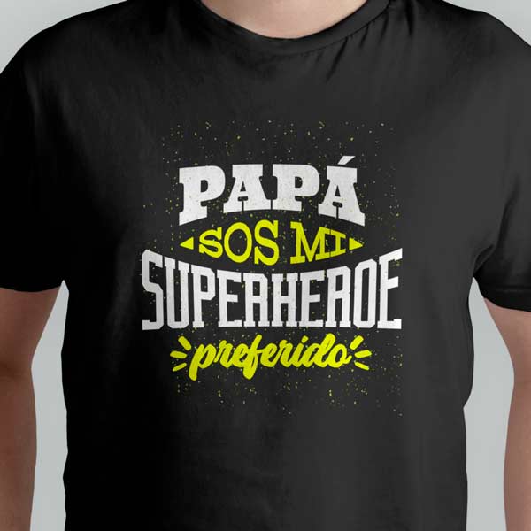 Camisetas personalizadas para día del padre