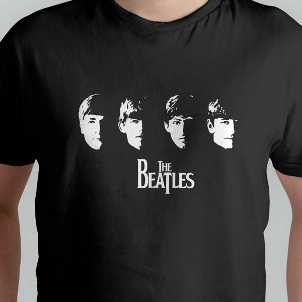 Camiseta personalizadas rock y musica Beatles